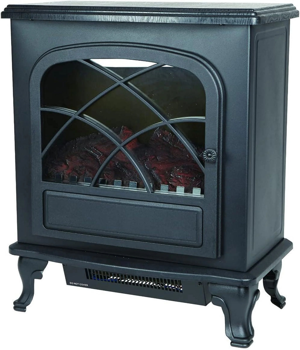 Black Infrared Electric Fireplace Stove Heater L776