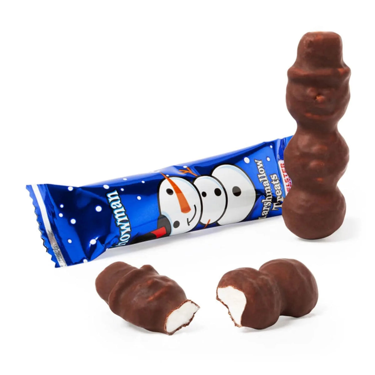 Chocolate Covered Marshmallow Snowmen 2 Pack 1.87 Ounces O548774