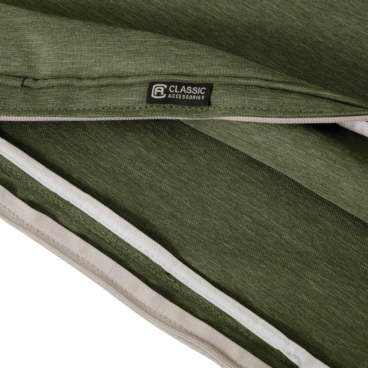 Heather Indigo Blue 42"W x 18"D x 3"T Patio Cushion with Water Resistant Backing X563291