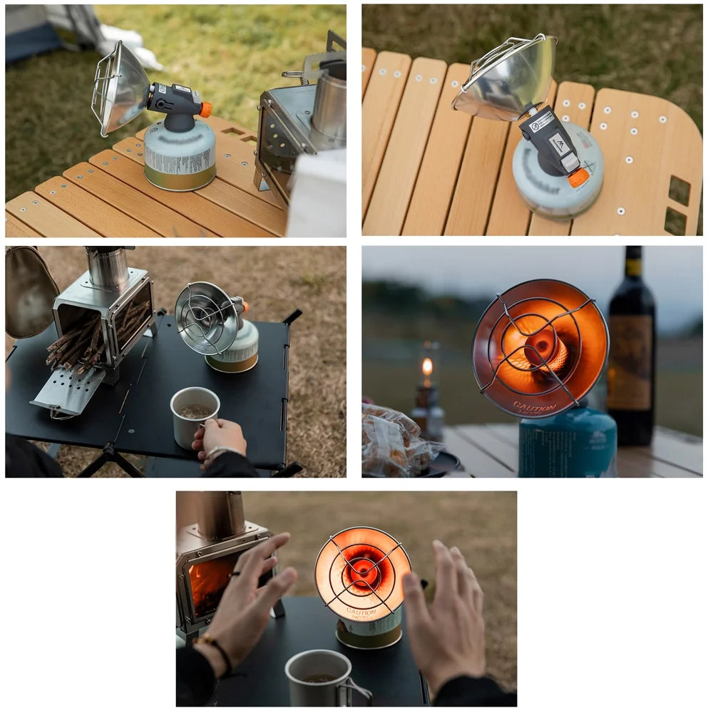 Portable Gas Heater for Tent Warming, Hiking, Camping, and Fishing Q509343