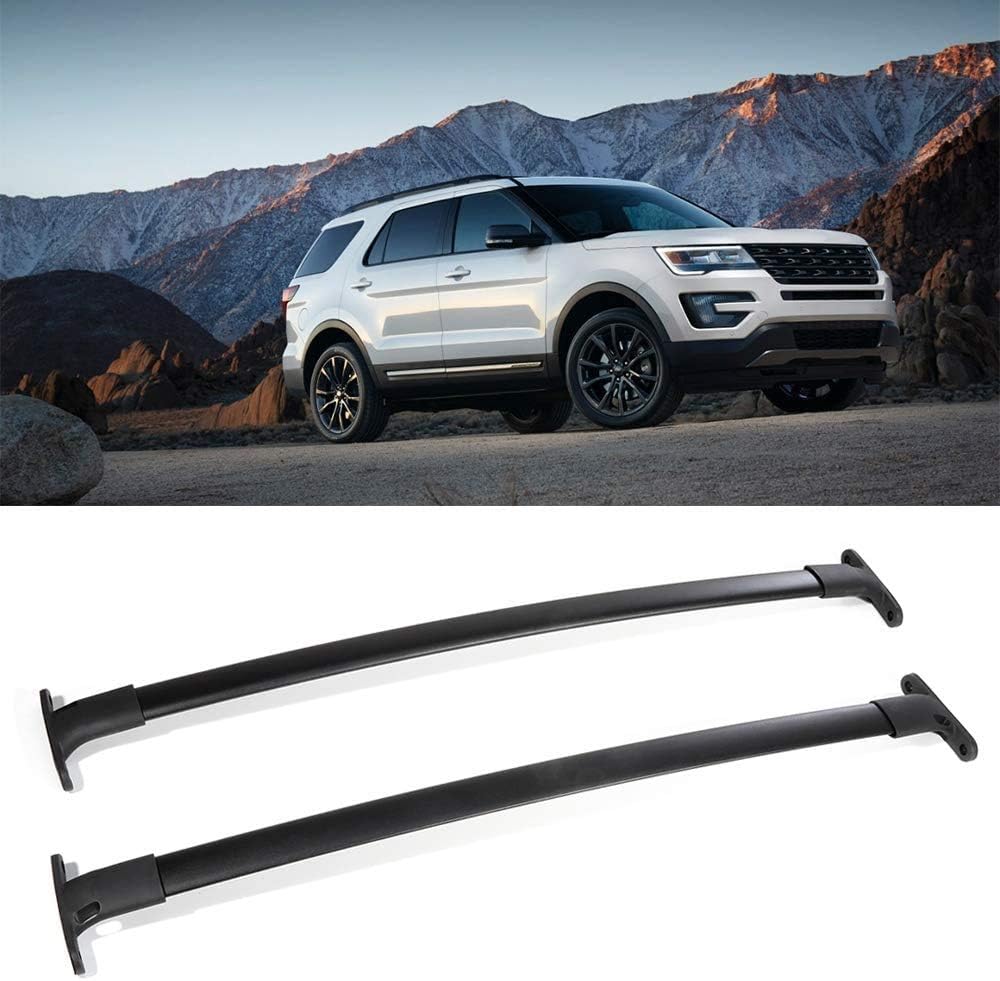 Roof Racks Cross Bars for Ford Explorer 2016-2019 Black Y4103