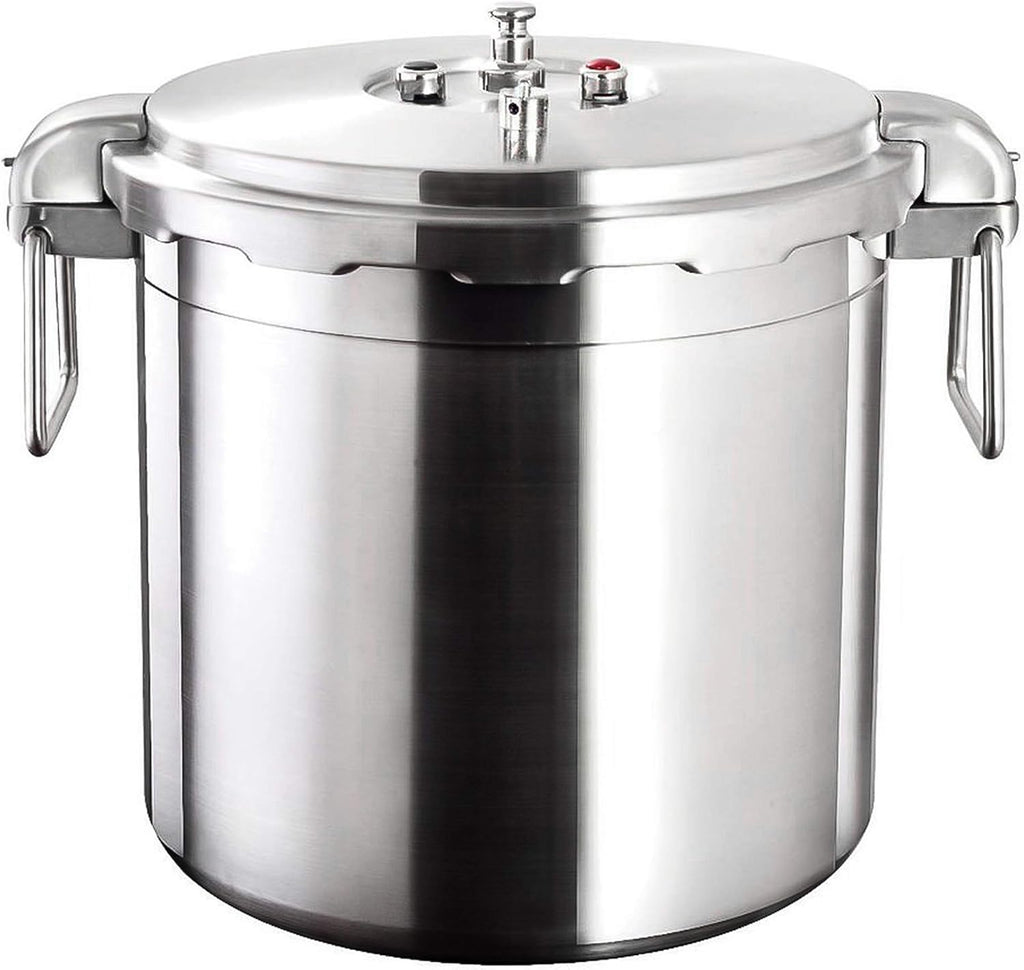 37-Quart Stainless Steel Pressure Cooker with Steam Rack X107806