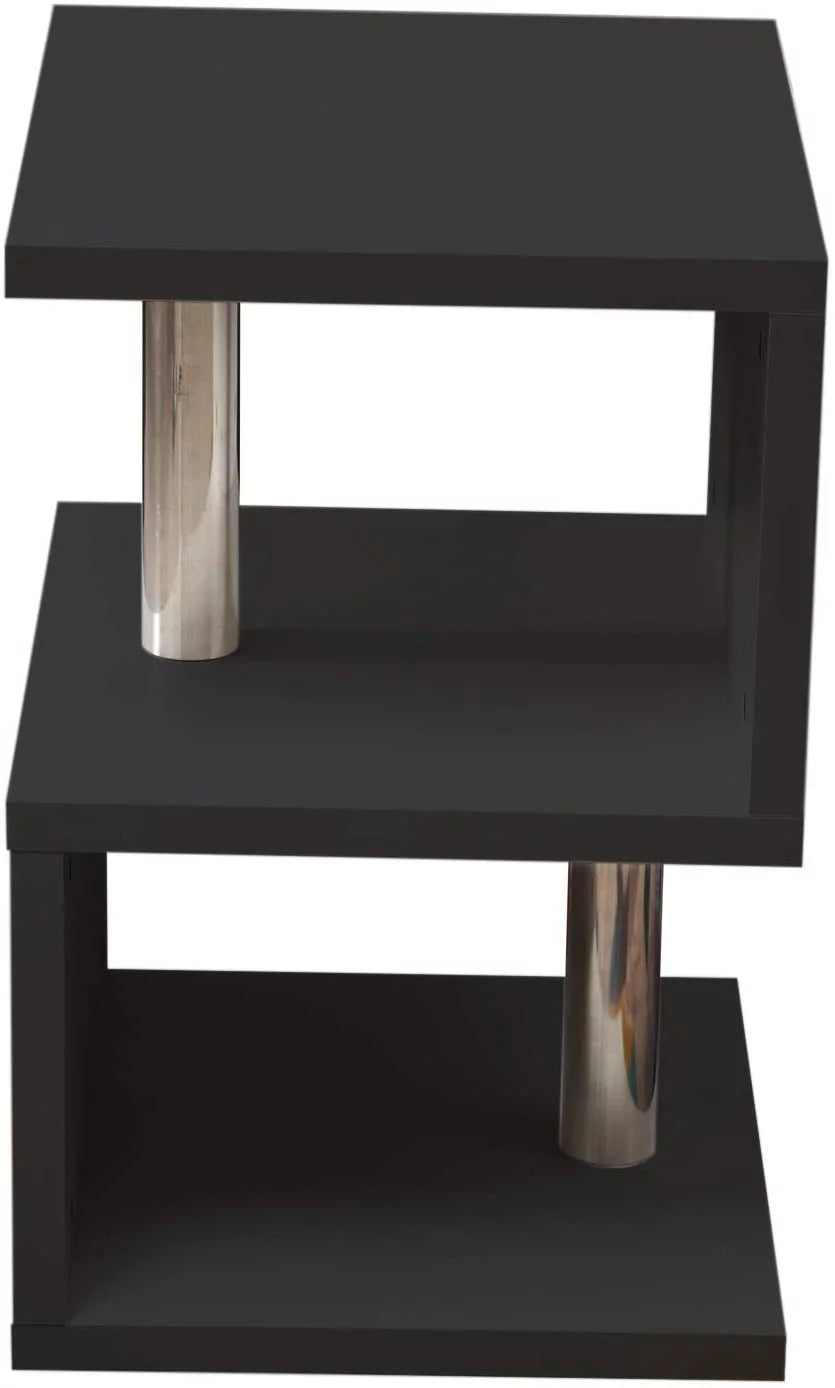 Black High Gloss Sofa Side End Table Z485