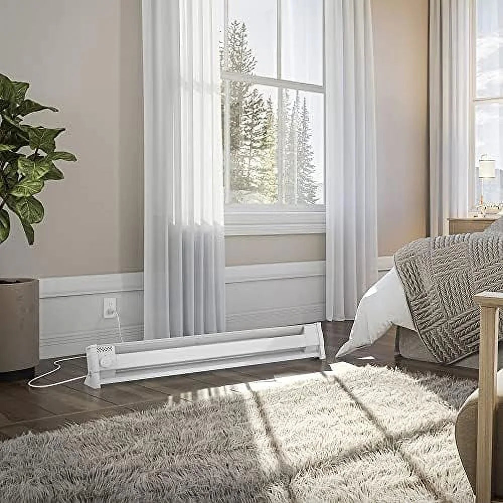 49" Portable Electric Baseboard Heater 1500 Watt White Q5216