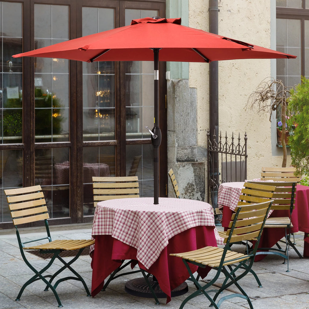 7.5 FT Outdoor Patio Market Umbrella with Tilt Button I5173