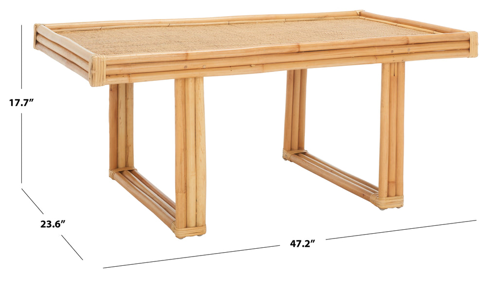 Natural Rectangle Coffee Table Q1761