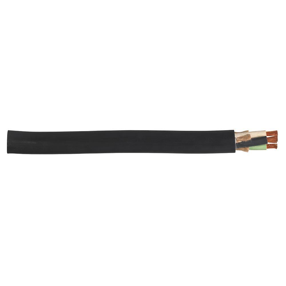 Portable Cord, 4 Conductor, 16 AWG, SOOW, 250 ft, Black S864