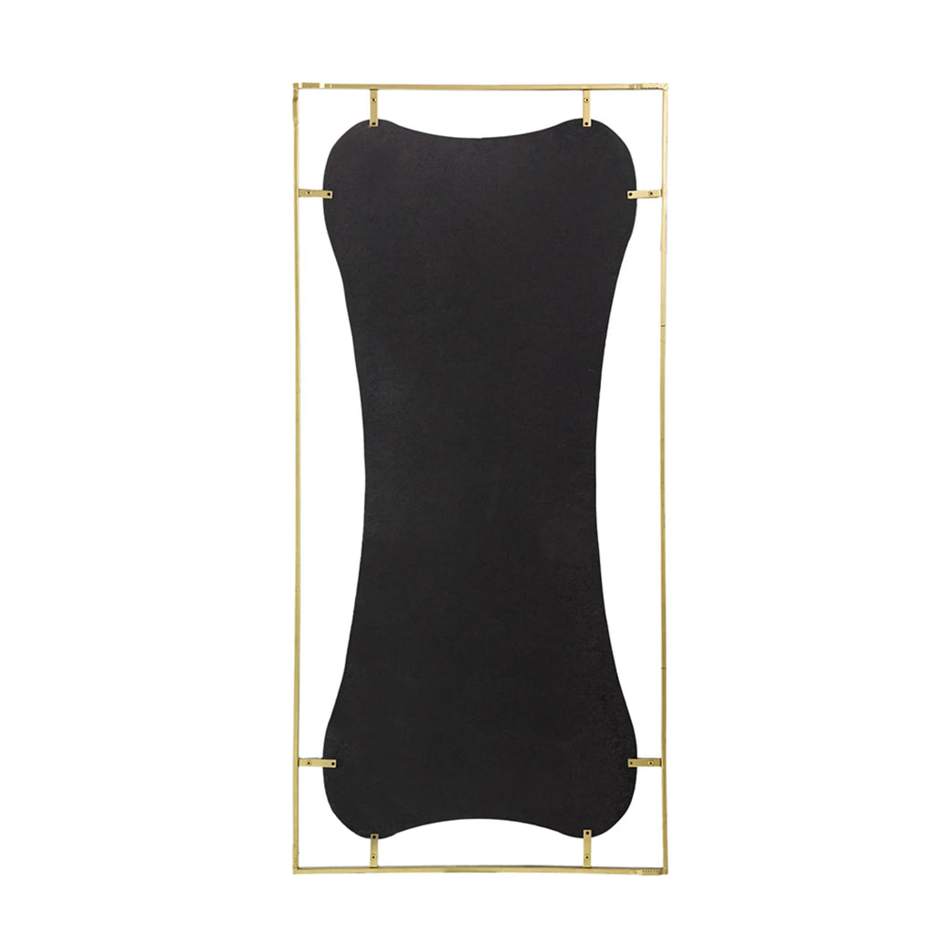 Gold Wall Mirror with Metal Frame L9991