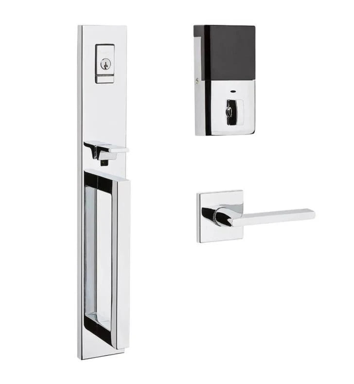 Right Hand Single Cylinder Bluetooth Handleset with Interior Lever R6027