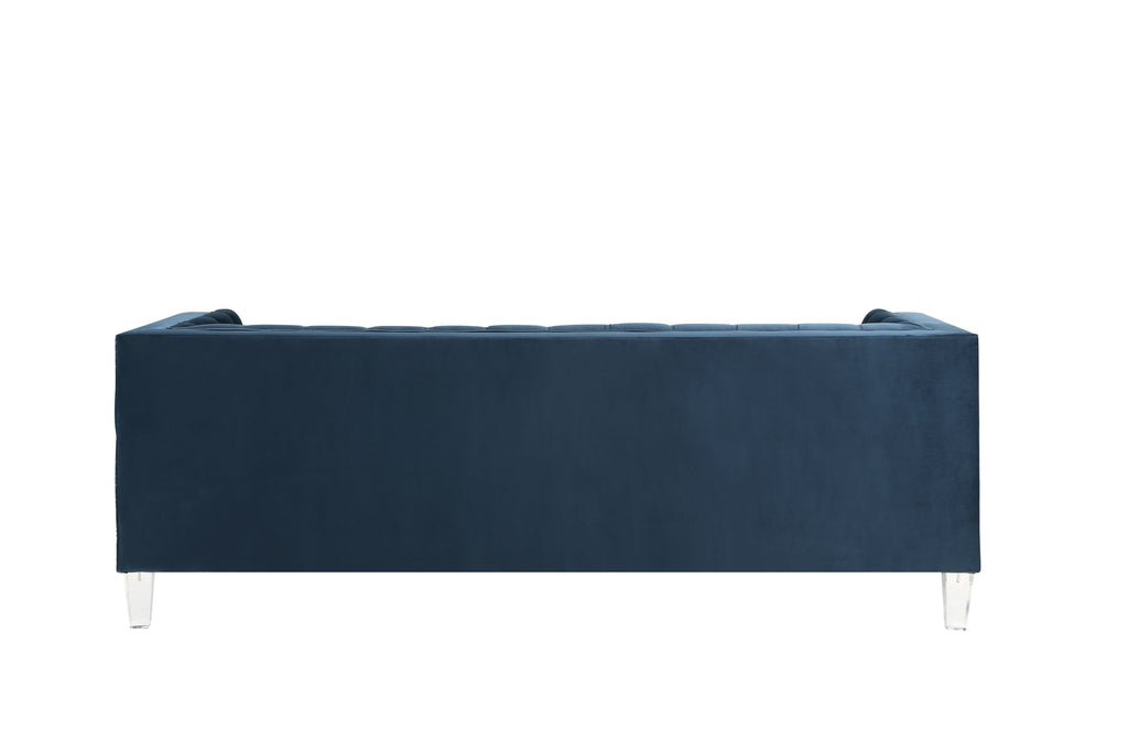 Blue Velvet Sofa I40736