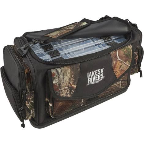Camo & Black Softsided Zippered Tackle Bag E86119
