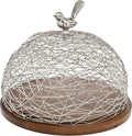 Wood Cake Tray with Nest Dome Platter Server Pack of 2 R387