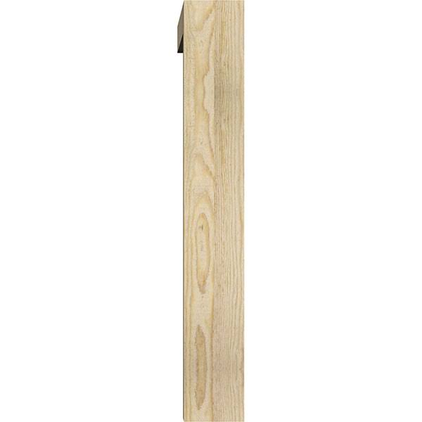Traditional Block Rough Sawn Bracket with Offset Brace, Douglas Fir J5142