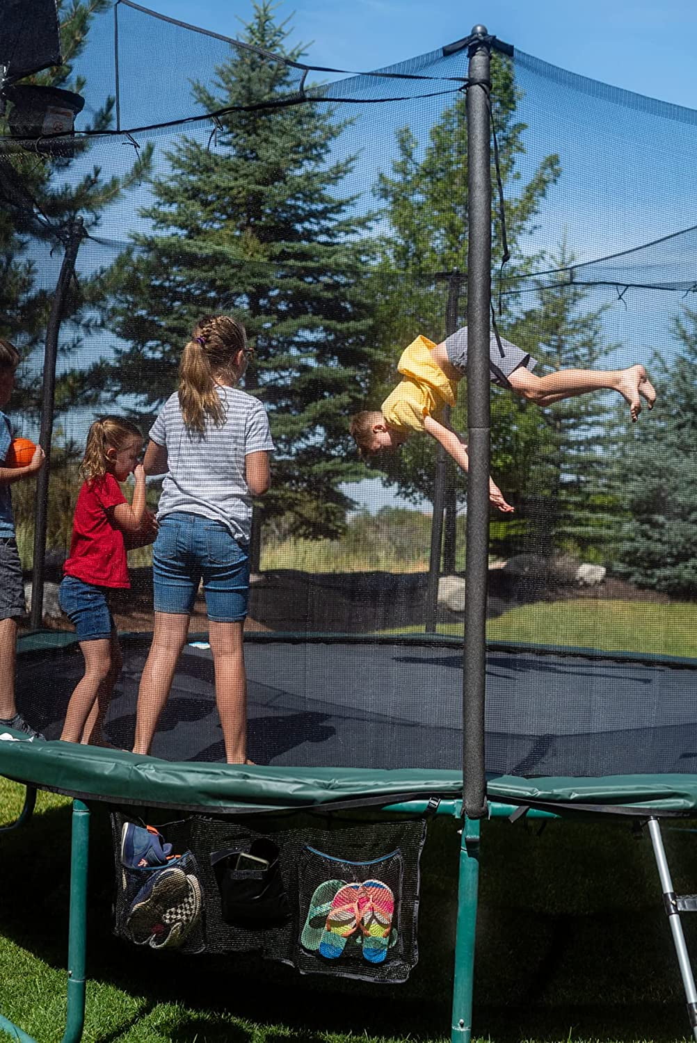 12' Round Trampoline Jumping Mat with 72 Rings I147