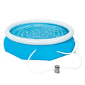 10' x 30” Round Inflatable Above Ground Pool Set R8144