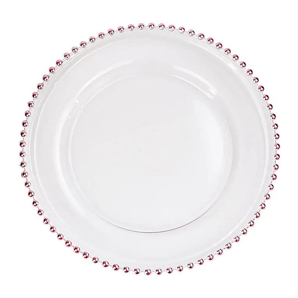 Clear Glass Dinner Plate N9618