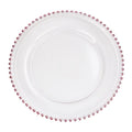 Clear Glass Dinner Plate N9618