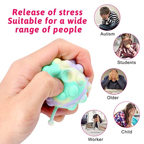 30 Pack 3D Pop Balls Fidget Toys Y3097