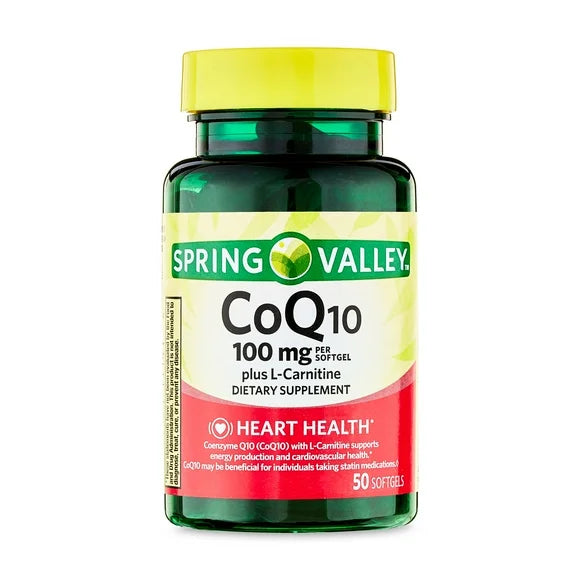 CoQ10 Plus L-Carnitine 100 mg Softgels H529
