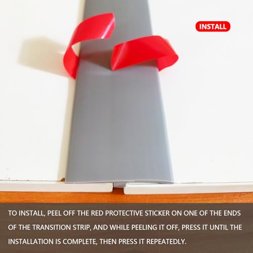 Flexible Self Adhesive T Shape Floor Transition Strip G96055