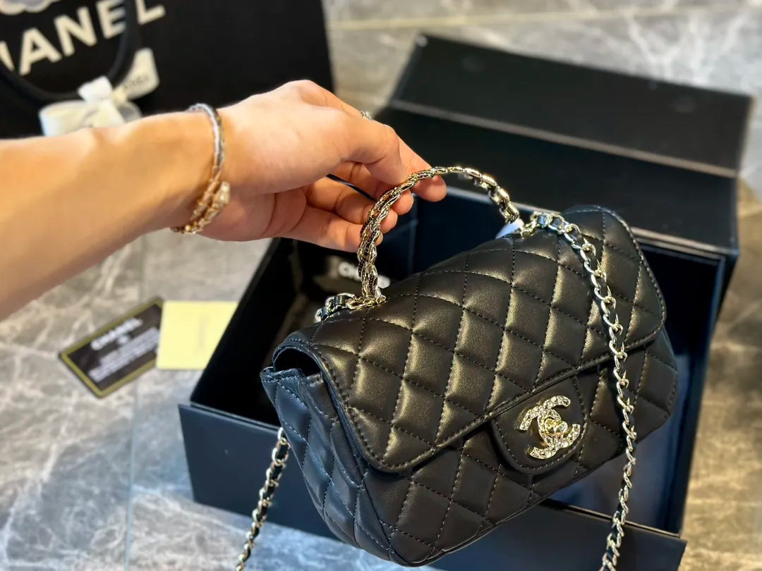 Mini Flap Bag with Top Handle G992