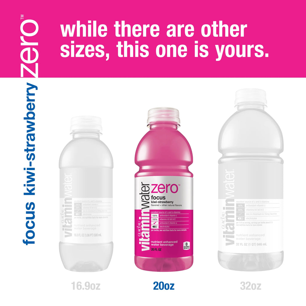 24 Pack Electrolyte Enhanced Water with Vitamins, 20 fl oz E316377