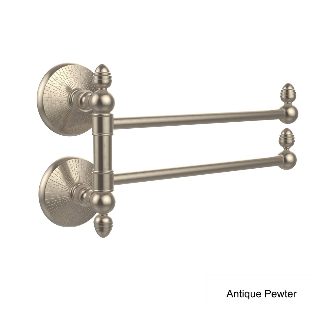 Satin Chrome Swing Arm Towel Rail T84836