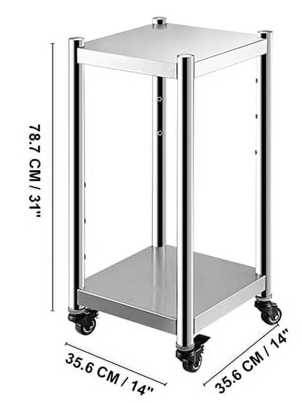 Rice Warmer Stand 14" with Wheels Two Brakes S920295