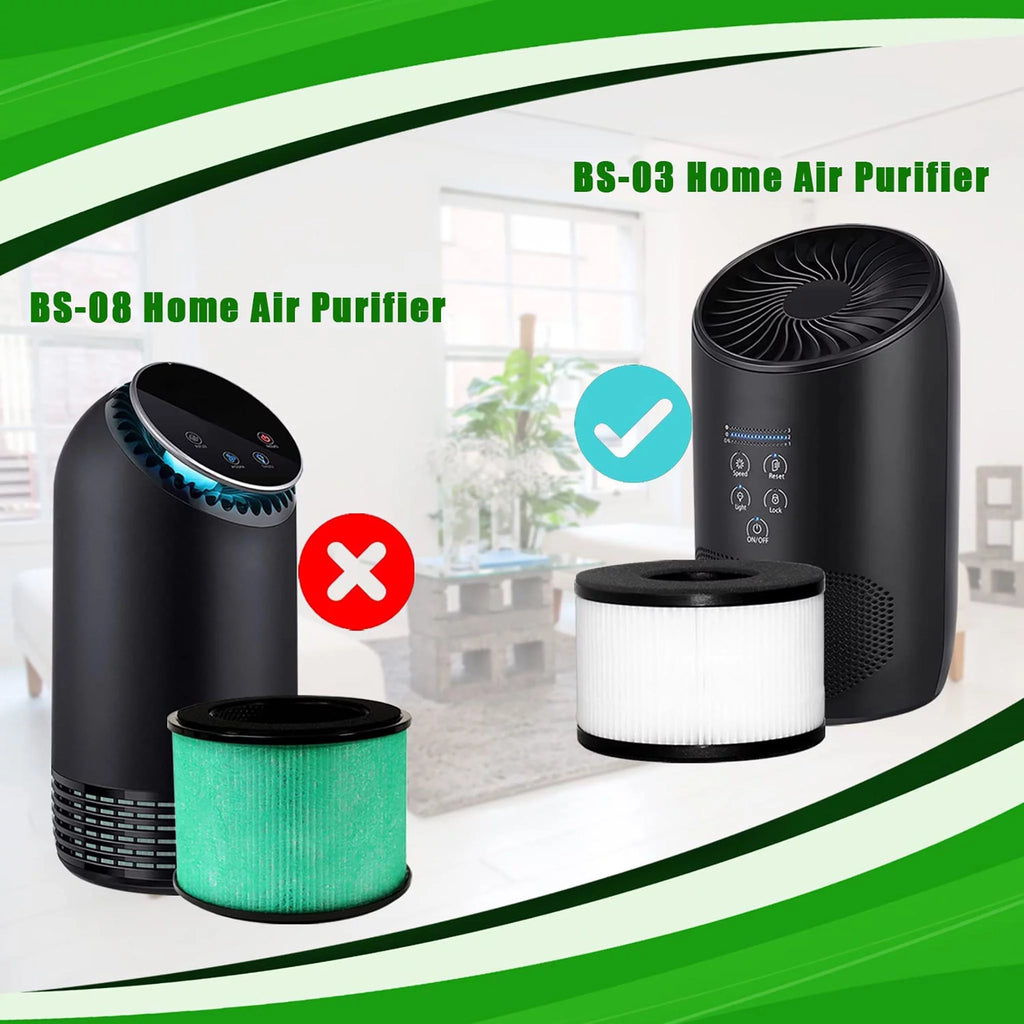 True HEPA Filter with Pre-Filter Activated Carbon Filter V8095