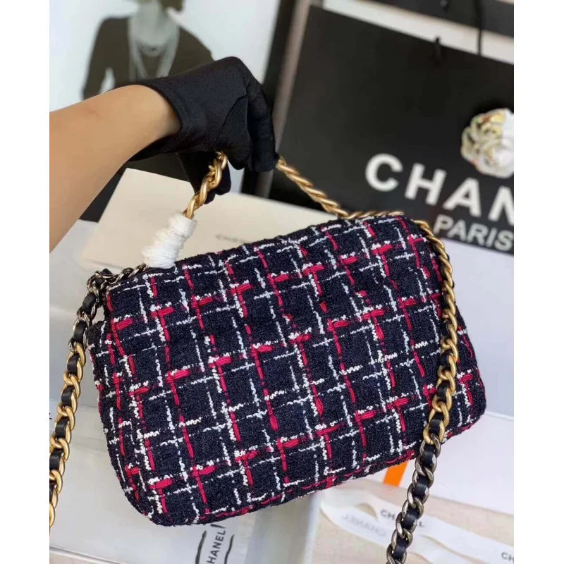 Tweed Flap Bag T5127