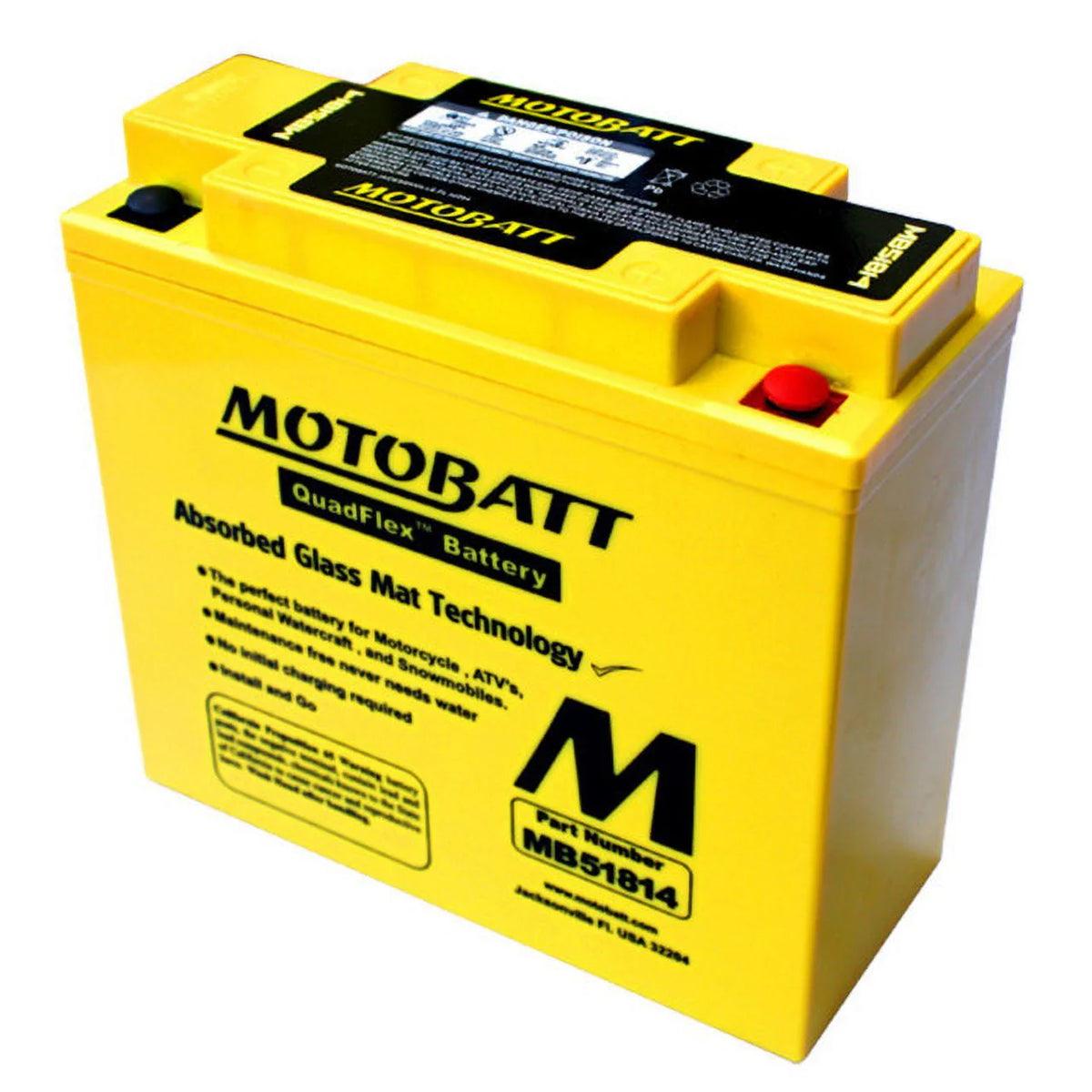 22Ah 220 CCA AGM Powersports Battery H886376