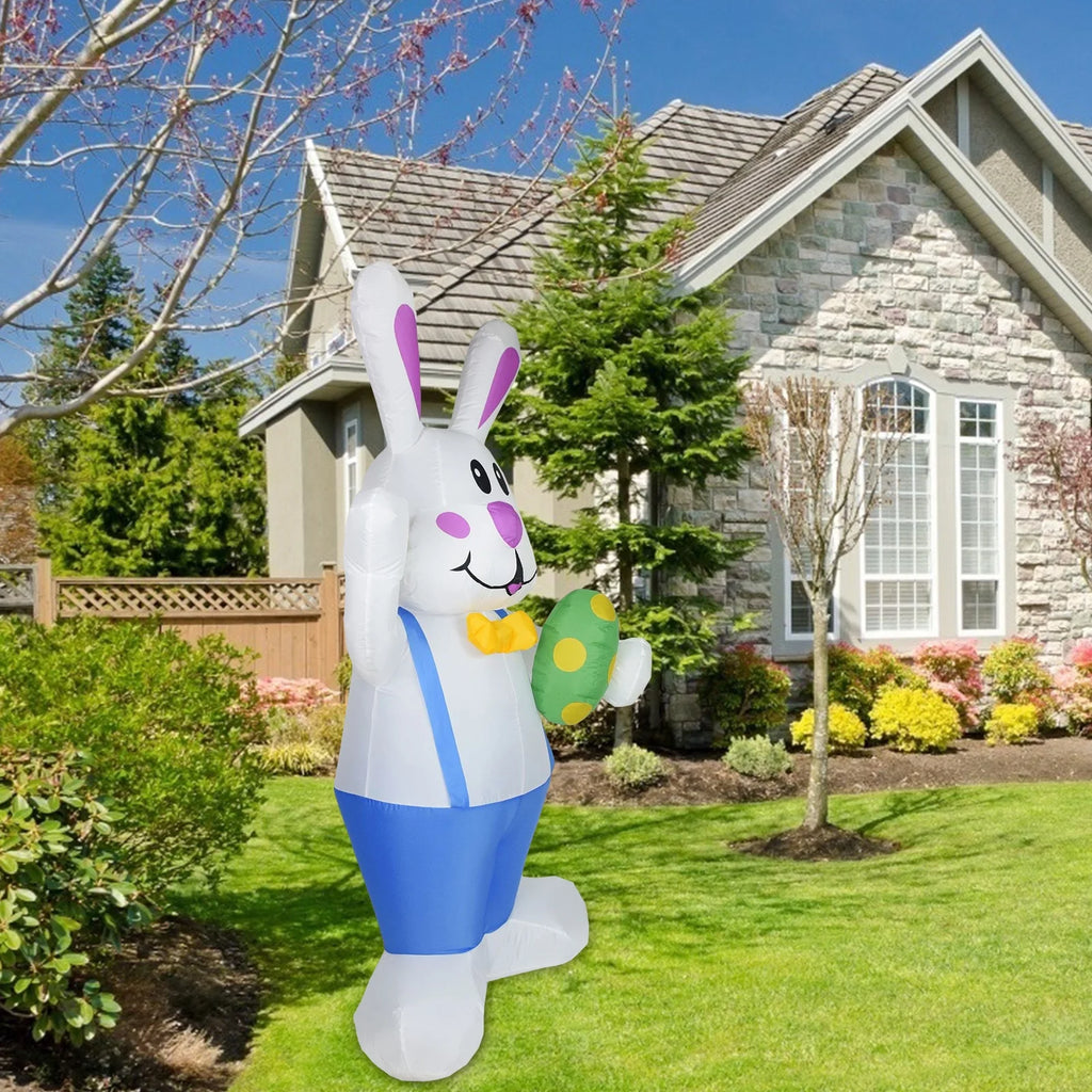Inflatable Easter Bunny Outdoor Decoration With LED Light K8888