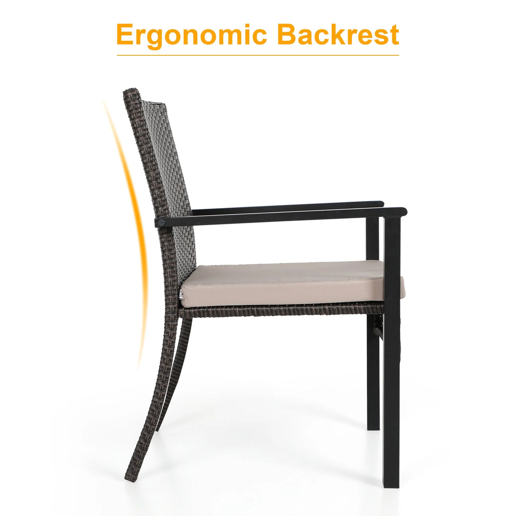 7 Pieces Wicker Outdoor Patio Dining Set E526210