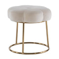 White Accent Vanity Stool Y32978