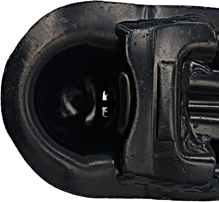 2-5/16 in Adjustable Trailer Coupler, 14000LBS Capacity, Black Powder Coat, Pack of 2 H42466