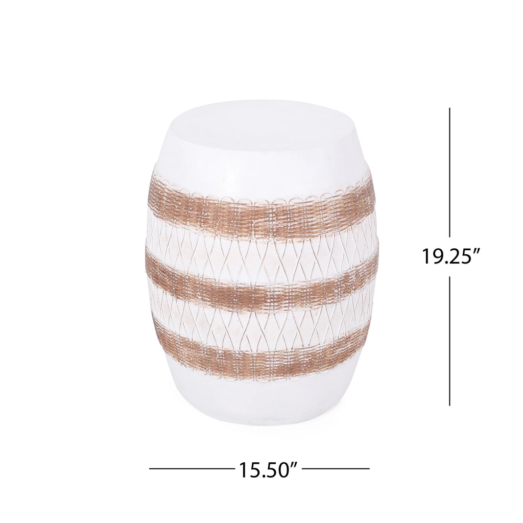Lightweight Concrete Outdoor Side Table D29819