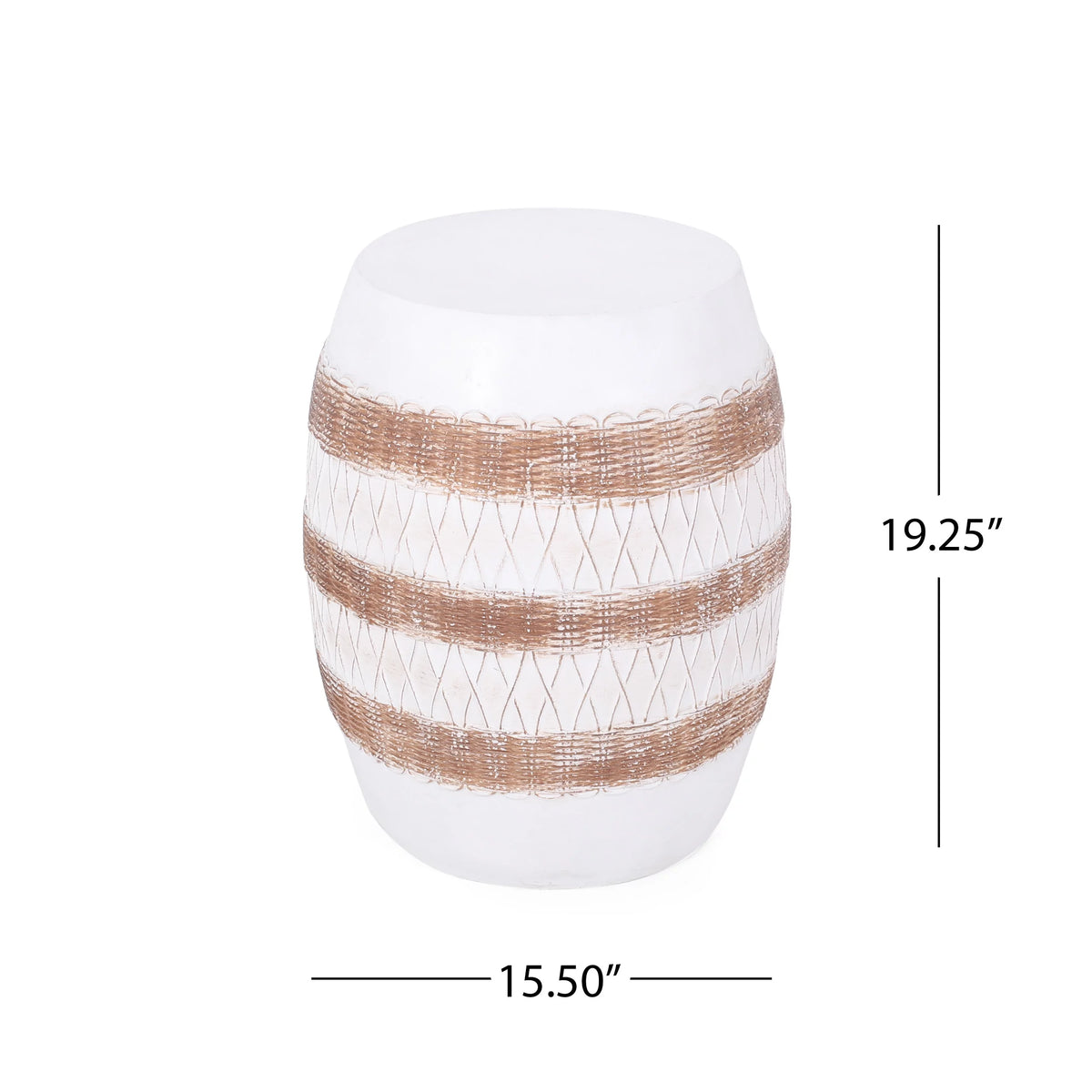Lightweight Concrete Outdoor Side Table D29819