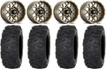 Bronze 14 Wheels 30 Tires 4x156 Bolt Pattern 12mmx1.25 Lug kit W10933