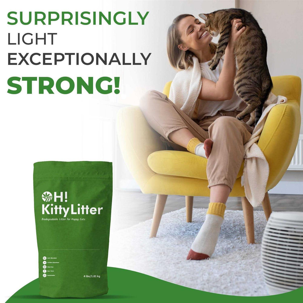 Natural Hemp Kitty Litter R9161