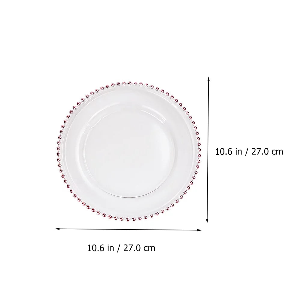 Clear Glass Dinner Plate N9618