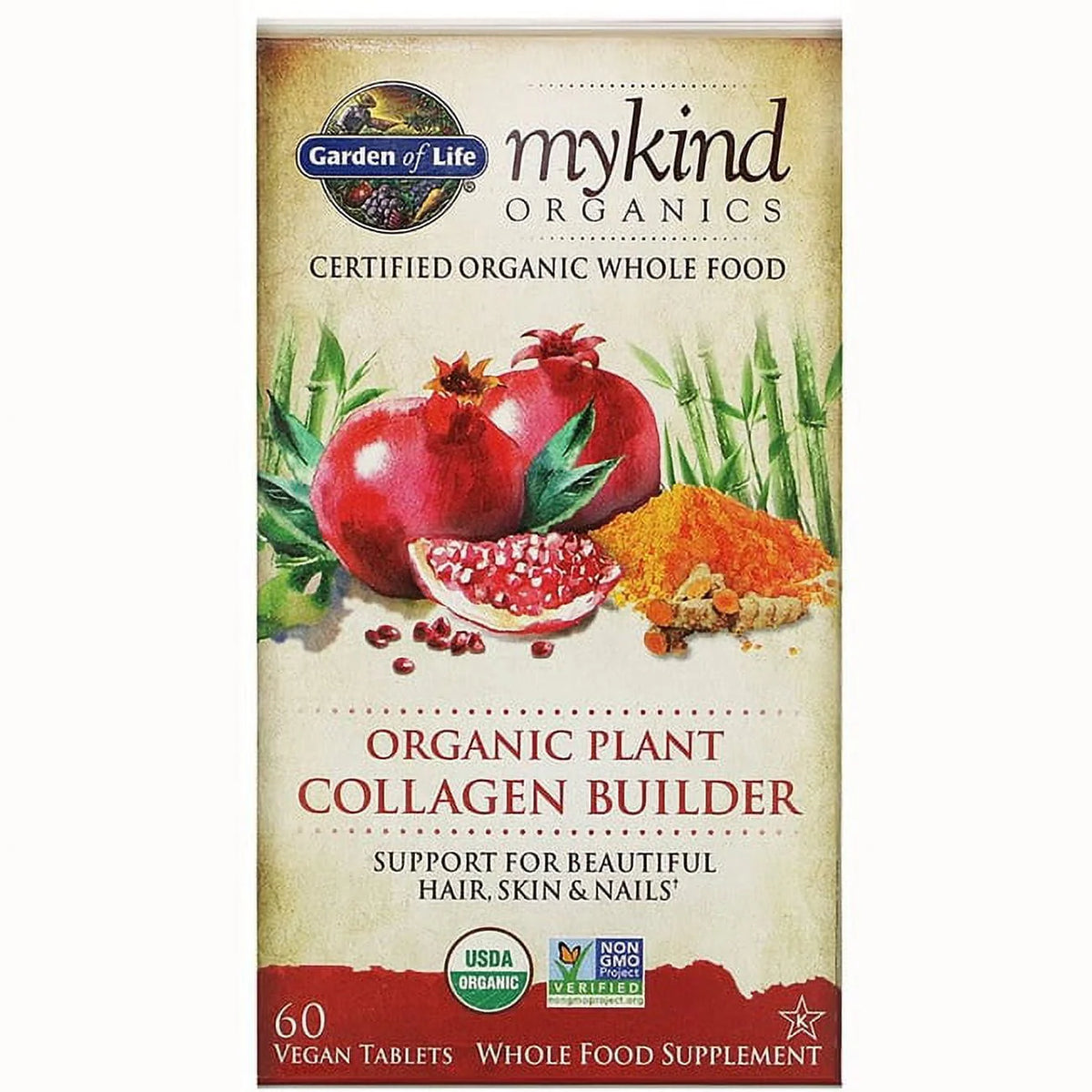 Organic Plant Collagen Builder 60 Tablets L2576