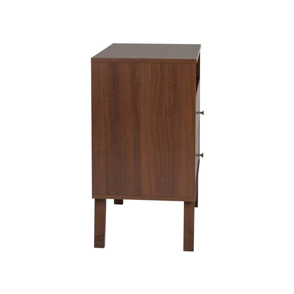 2 Piece Wood Nightstand Set with 2 Drawer C376720
