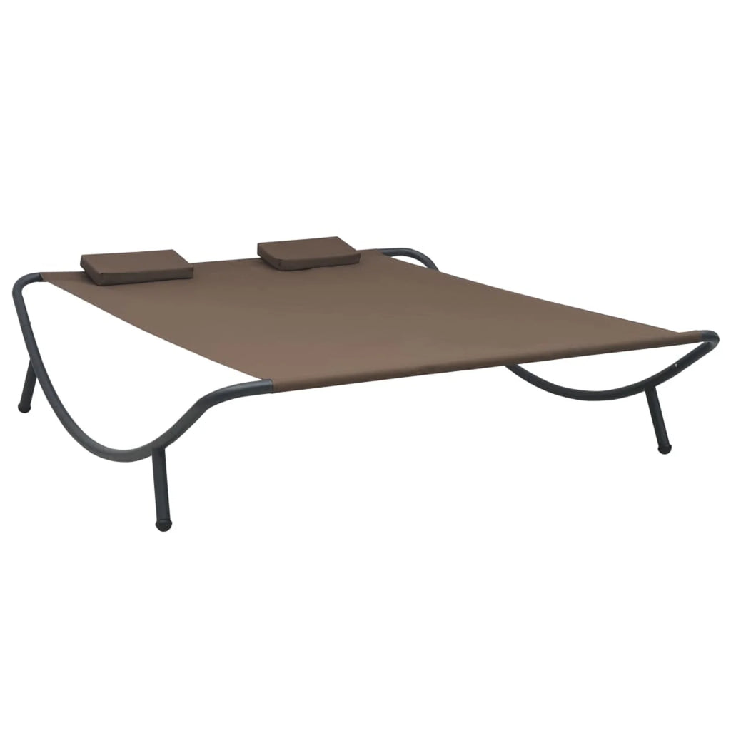 Brown Fabric Patio Bed D718414