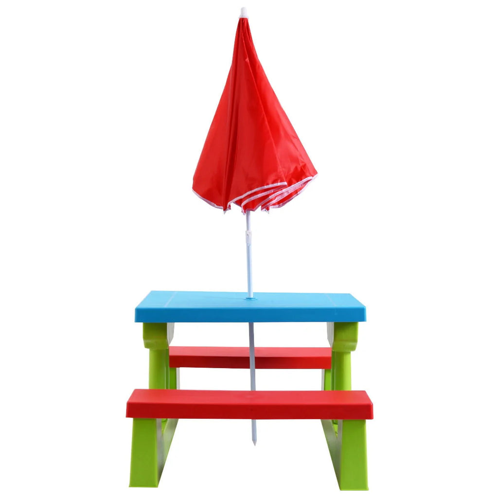 Kids Picnic Table with Umbrella G543775