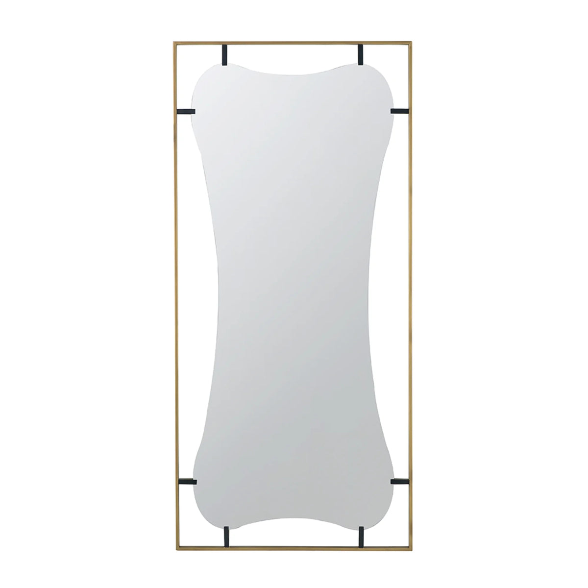 Gold Wall Mirror with Metal Frame L9991