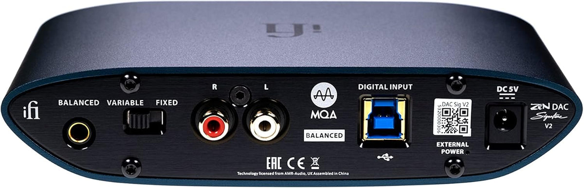HiFi Desktop DAC with USB3.0 B Input / Outputs 4.4mm Balanced / RCA Q868472