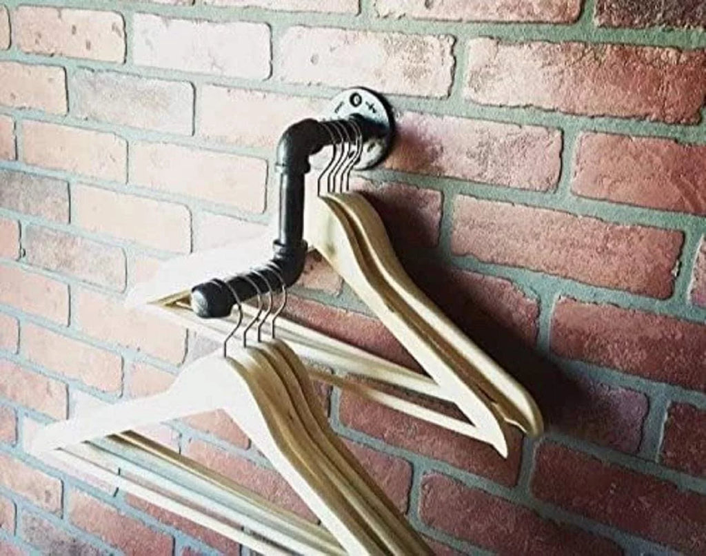 6" Pipe Wall Rack Clothing Rack N8456
