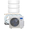 27K BTU 3 Zone Ductless Air Conditioner and Heat Pump J1177