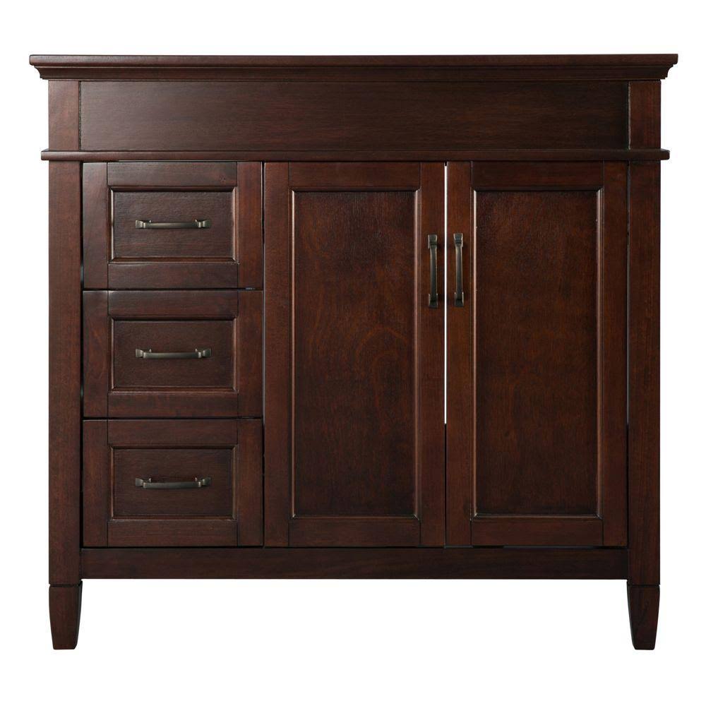 Mahogany Vanity Cabinet Z73940