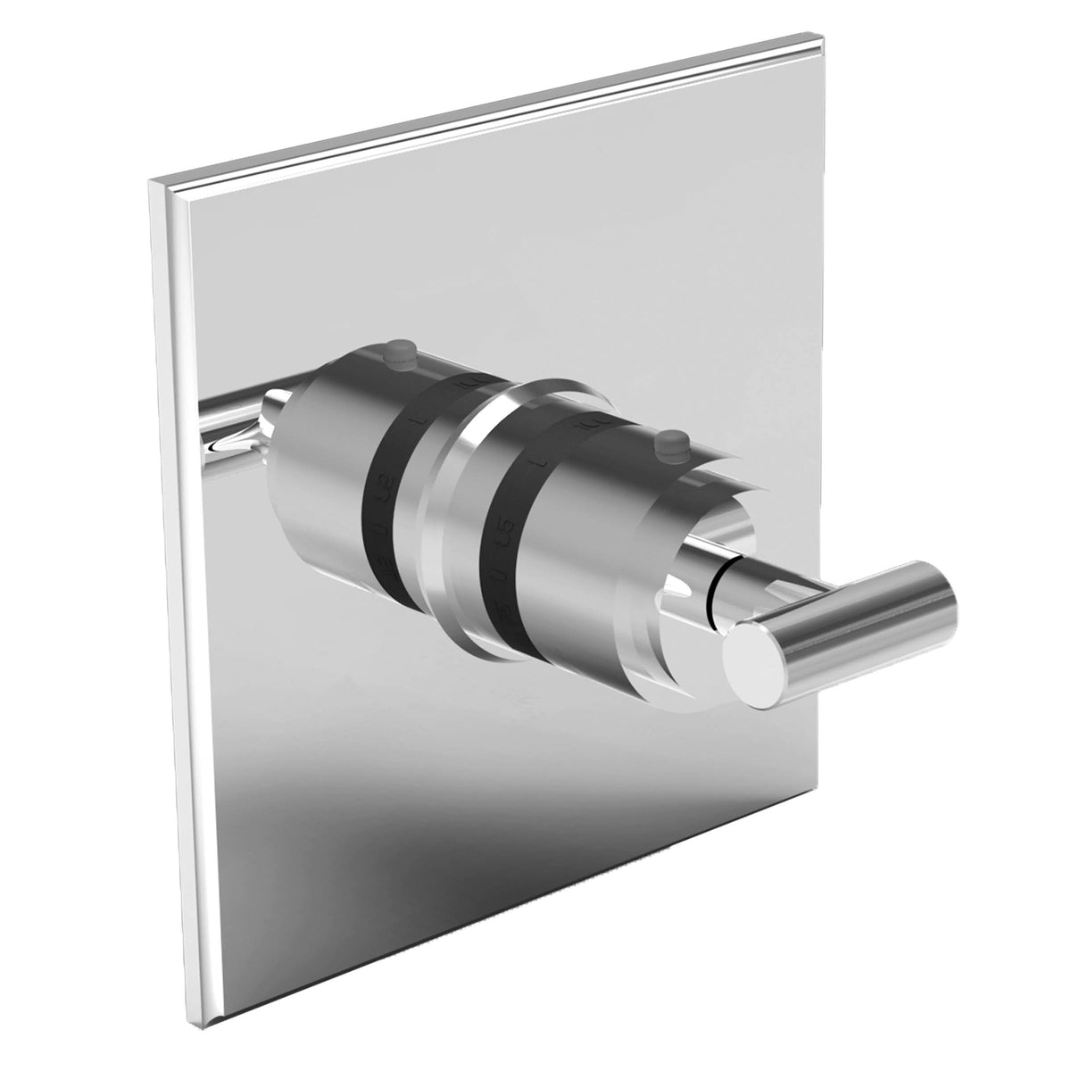 Thermostatic Trim Plate with Handle Polished Nickel H732170